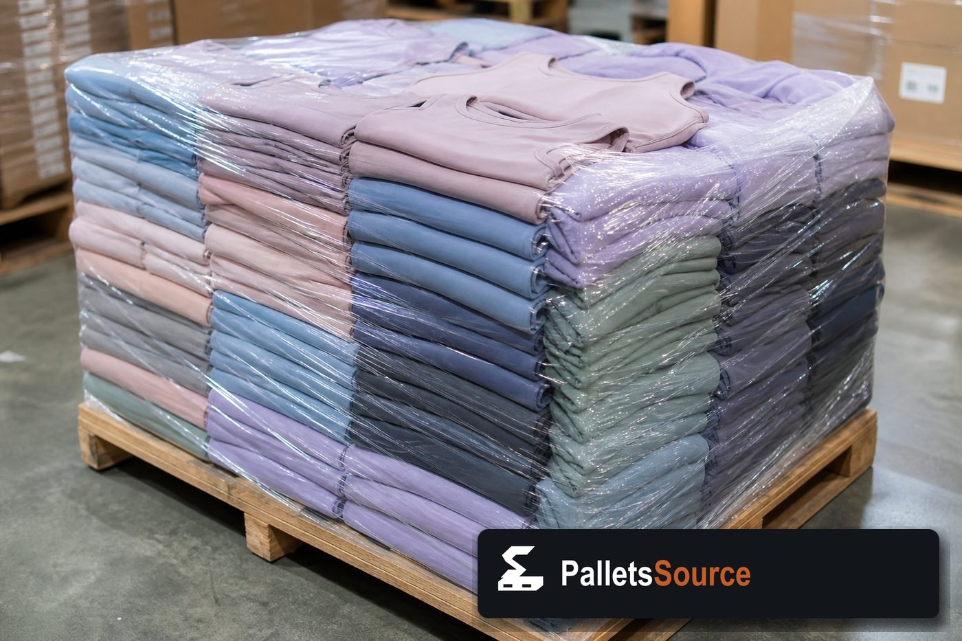 Lululemon Pallets — Second pallet angle