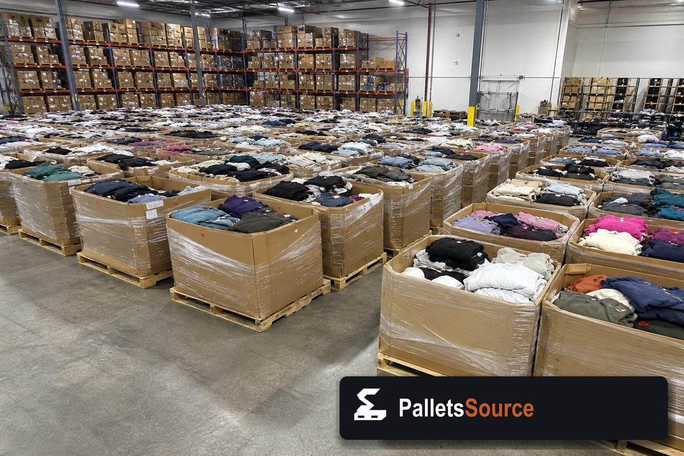 Lululemon Wholesale Pallets — Warehouse / shipping context