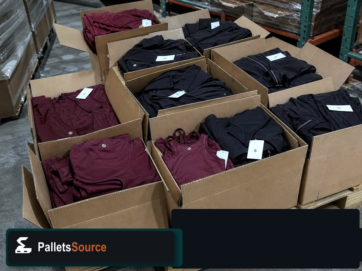 Lululemon Wholesale Pallets — Online-ready pallet photo for checkout