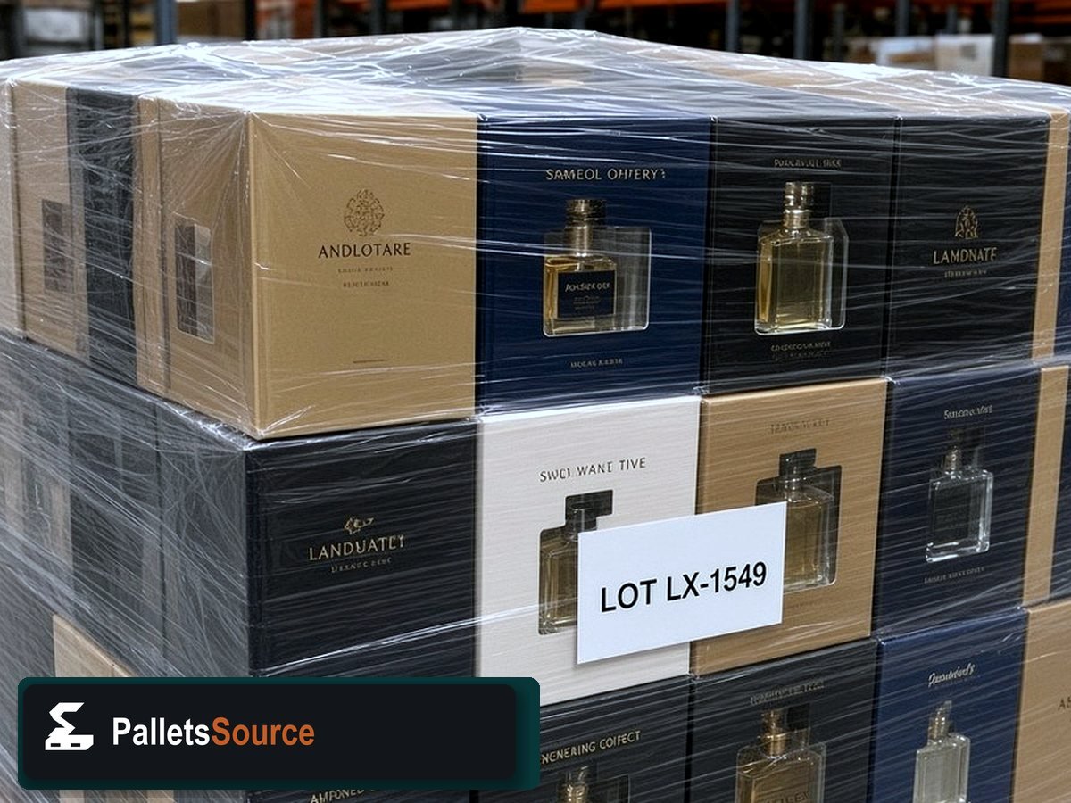Luxury Mixed Perfume Pallet — LOT LX-1549 — Boxed scent / bottle detail