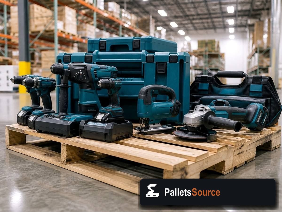 Makita Tool Pallets — Full pallet view