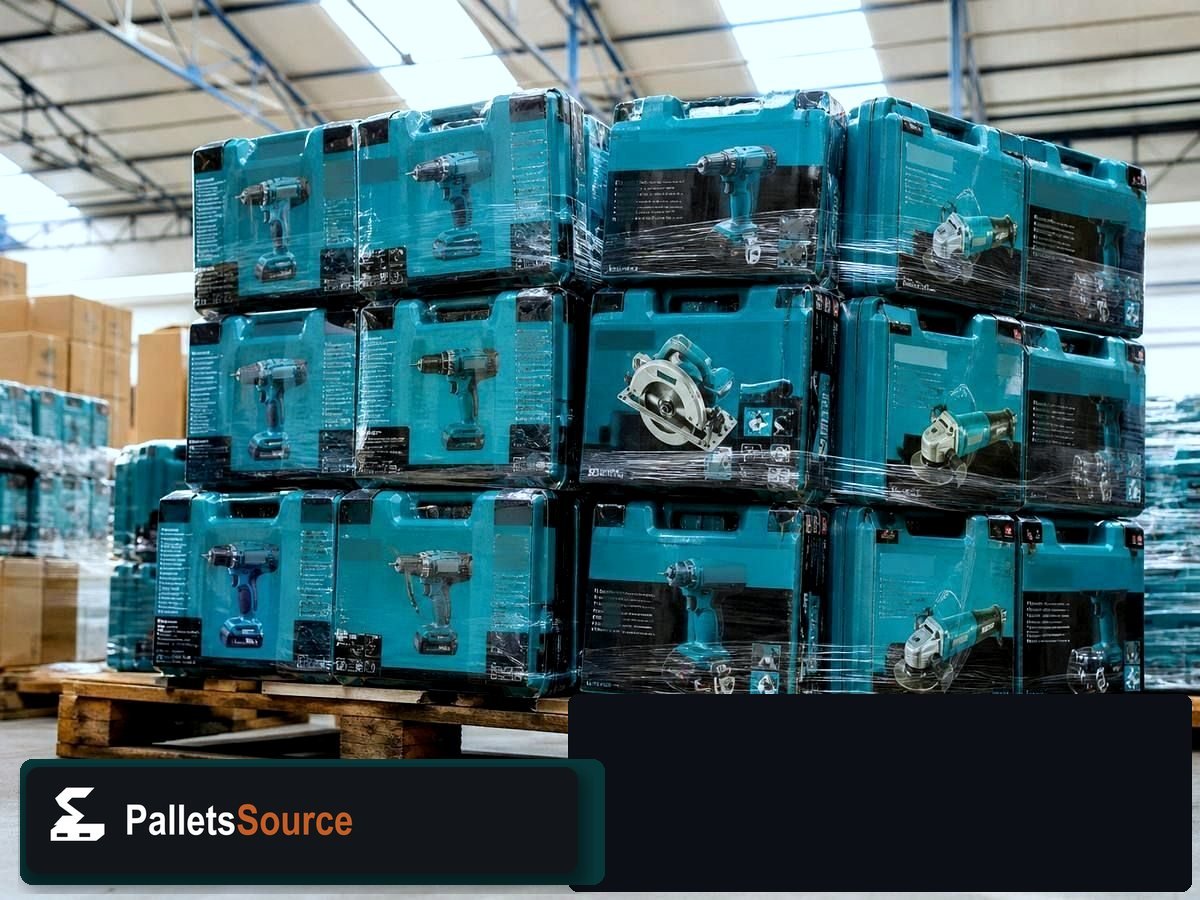 Makita Tool Pallets — Freight-ready pallet packing
