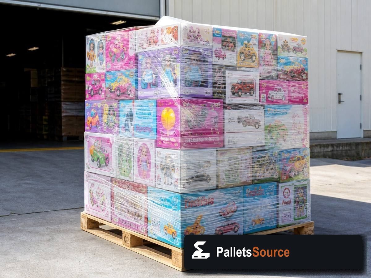Mattel Toy Pallets — Warehouse / shipping context