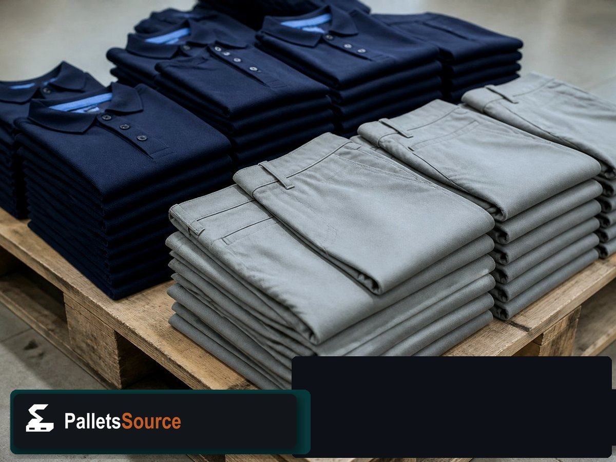 Men's Clothing Pallets — Assorted units you can review before buy