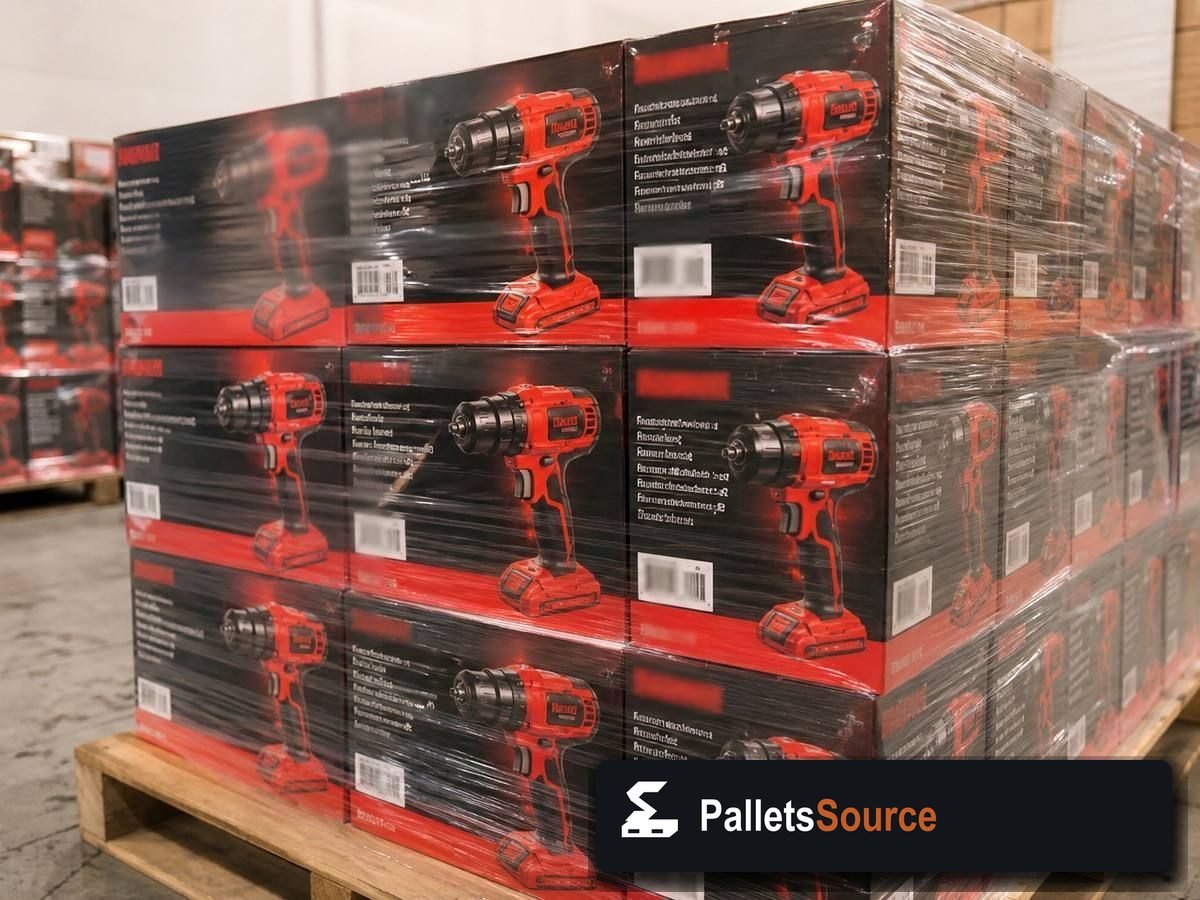 Milwaukee Return Pallets — Contents / packed goods detail