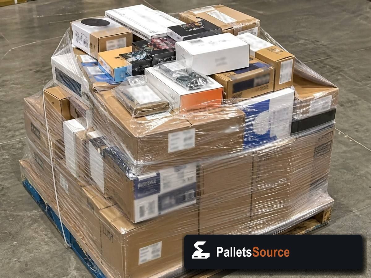 Mixed Electronics Pallets — Second pallet angle