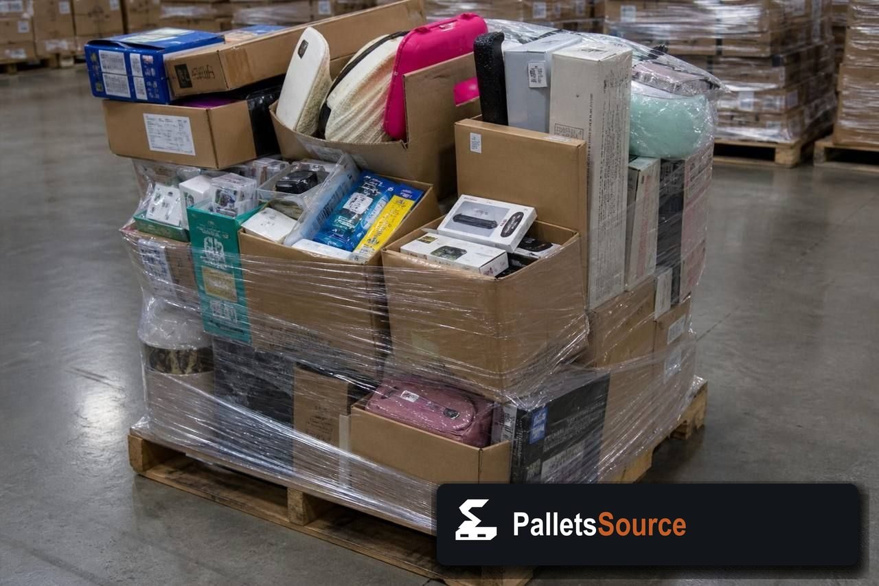 Mixed Merchandise Pallets — Full pallet view