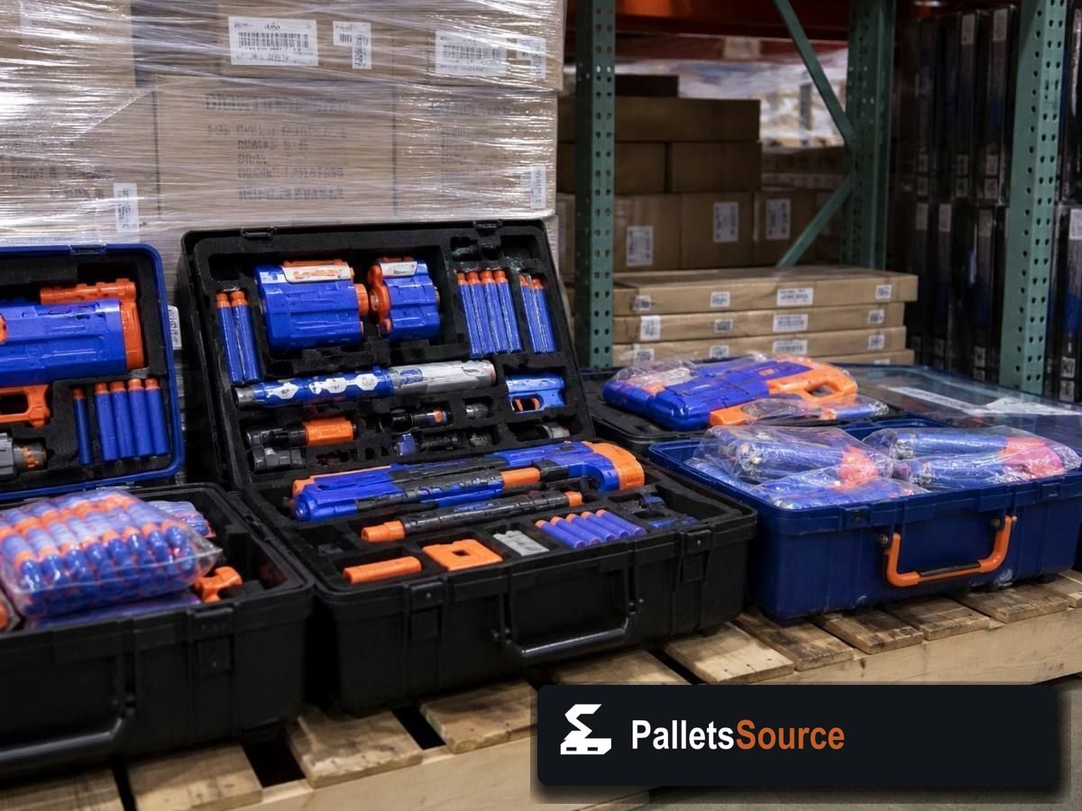 Nerf Pallets — Contents / packed goods detail