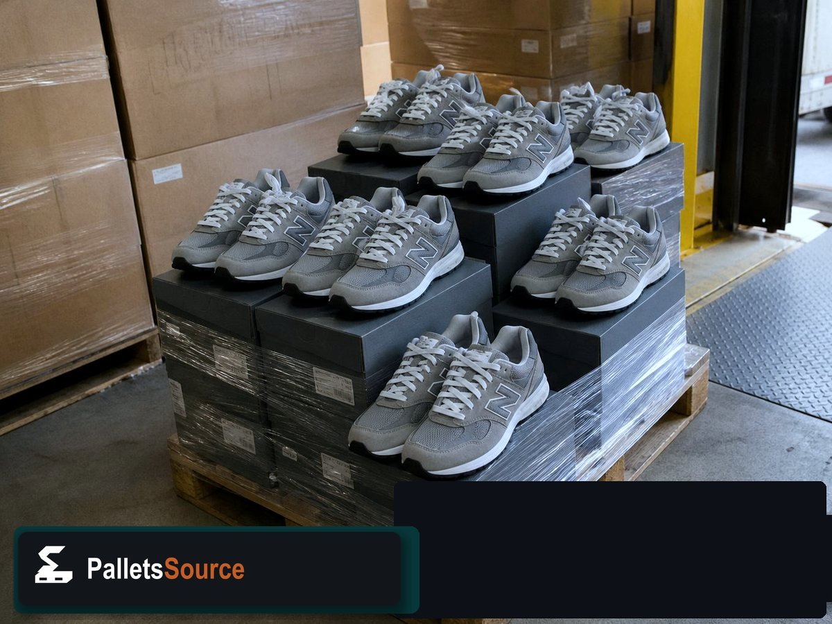 New Balance Shoe Pallets — Staging before your order ships