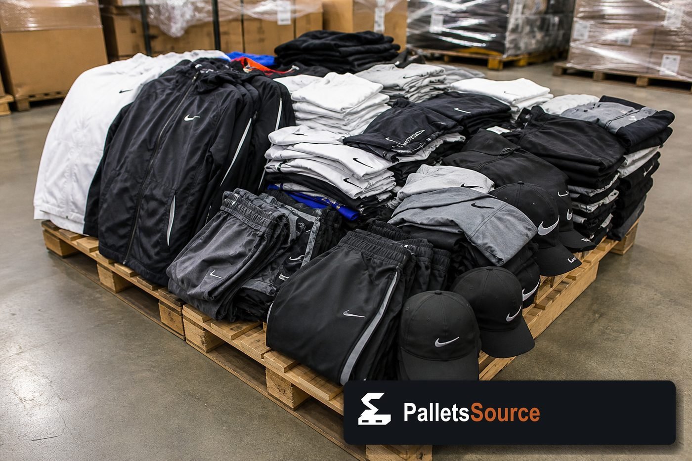 Nike Clothing Pallets — Second pallet angle