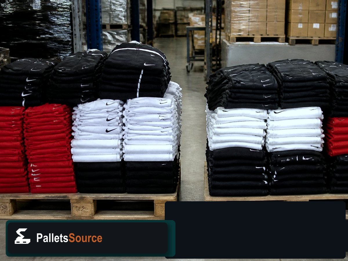 Nike Clothing Pallets — Staging before your order ships