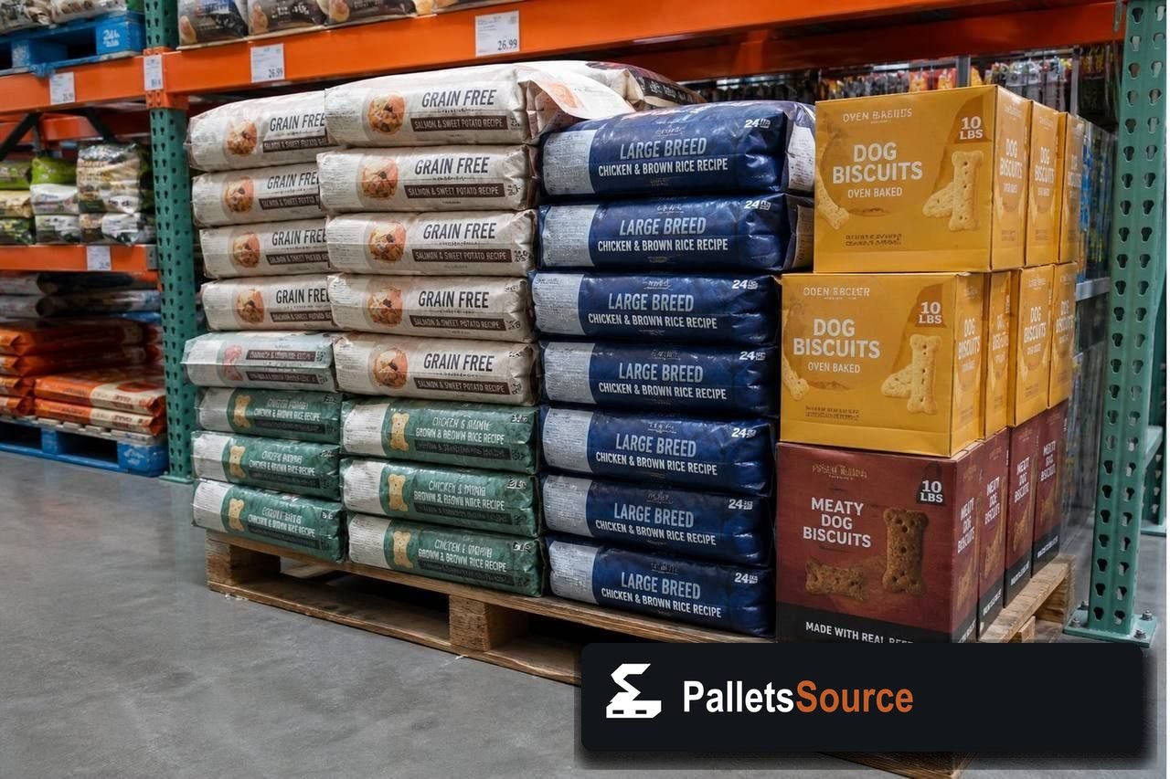Pet Supply Pallets — Second pallet angle