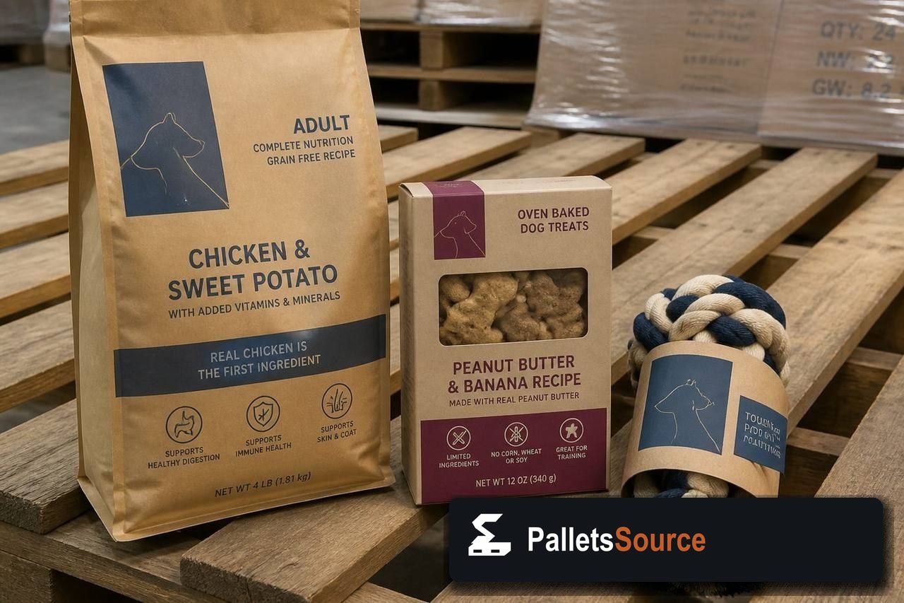 Pet Supply Pallets — Contents / packed goods detail