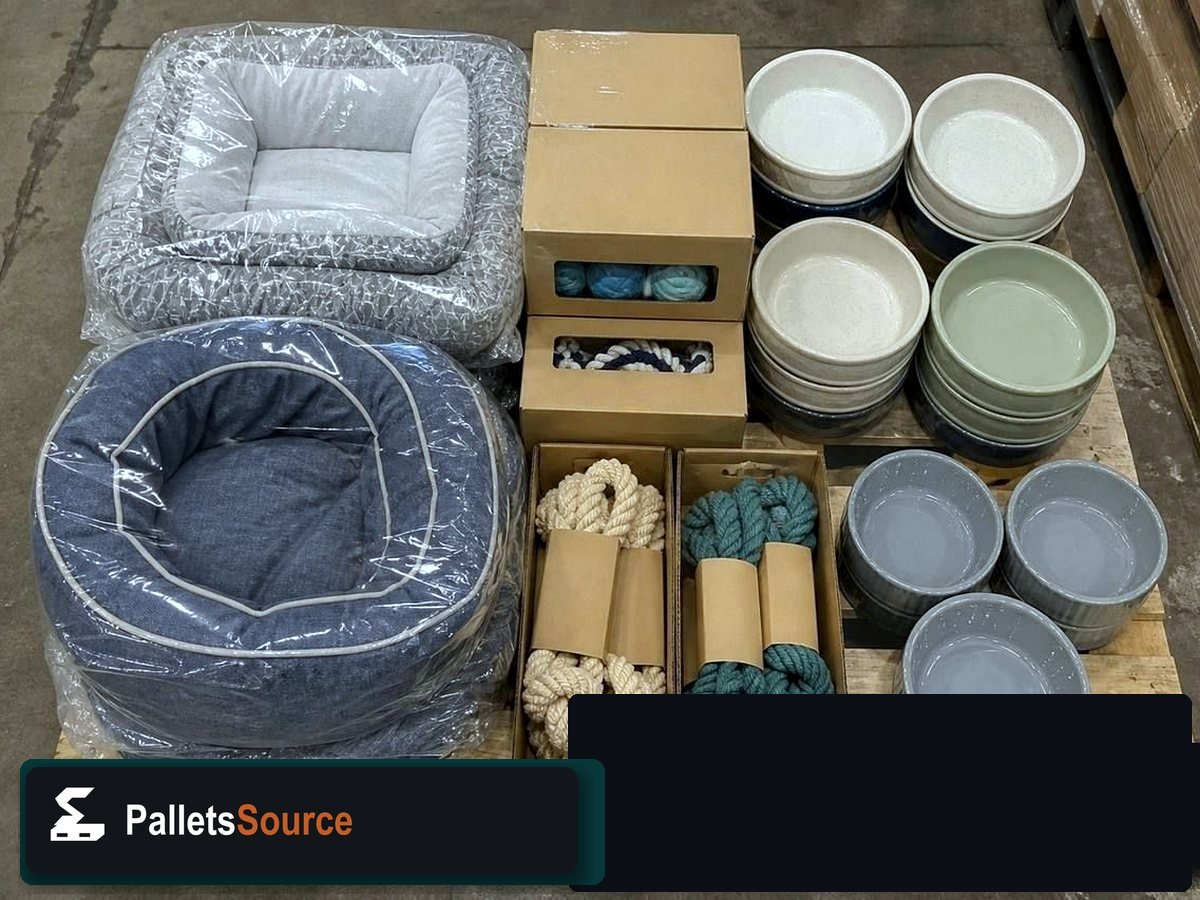 Pet Supply Pallets — Assorted units you can review before buy