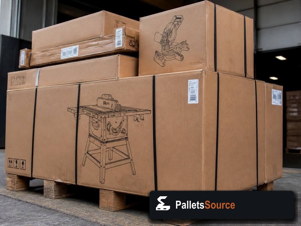 Power Tool Pallets — Contents / packed goods detail