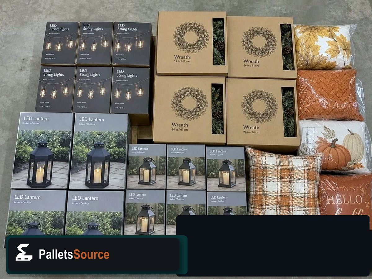 Seasonal Merchandise Pallets — Assorted units you can review before buy