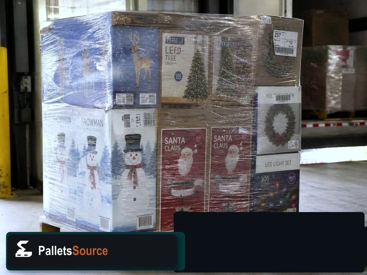 Seasonal Merchandise Pallets — Staging before your order ships