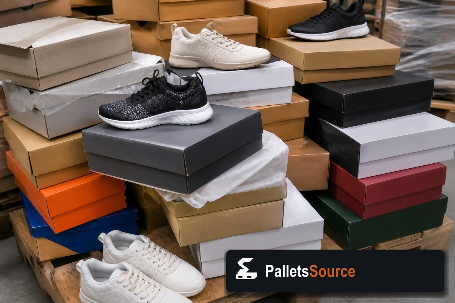 Shoe Pallets — Contents / packed goods detail
