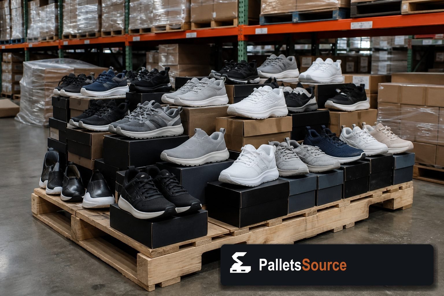 Skechers Pallets — Full pallet view