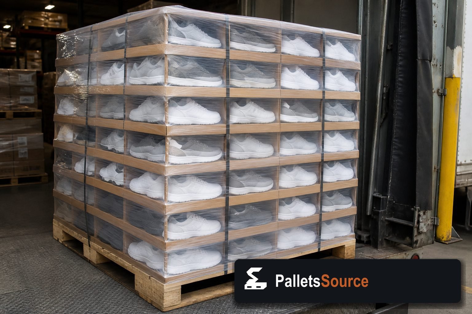 Skechers Pallets — Warehouse / shipping context