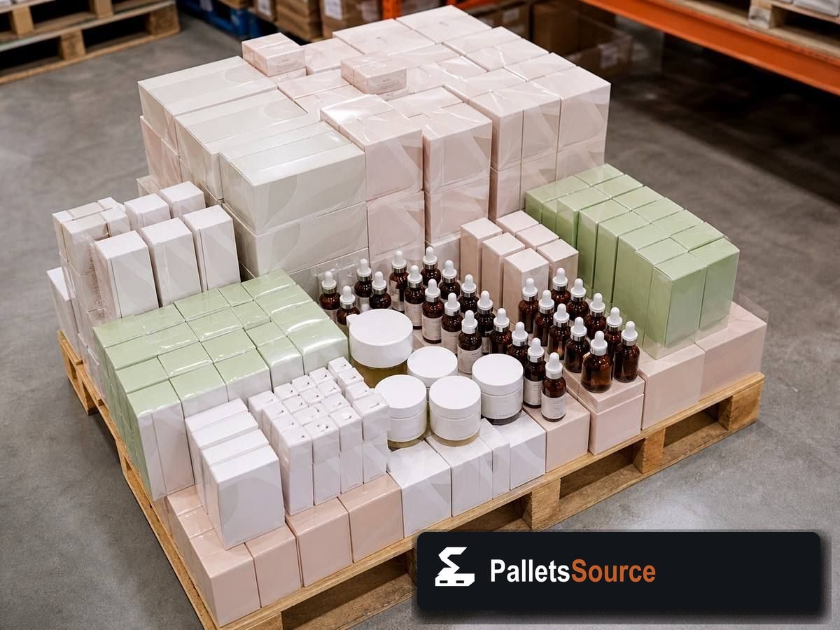 Skincare Pallets — Full pallet view