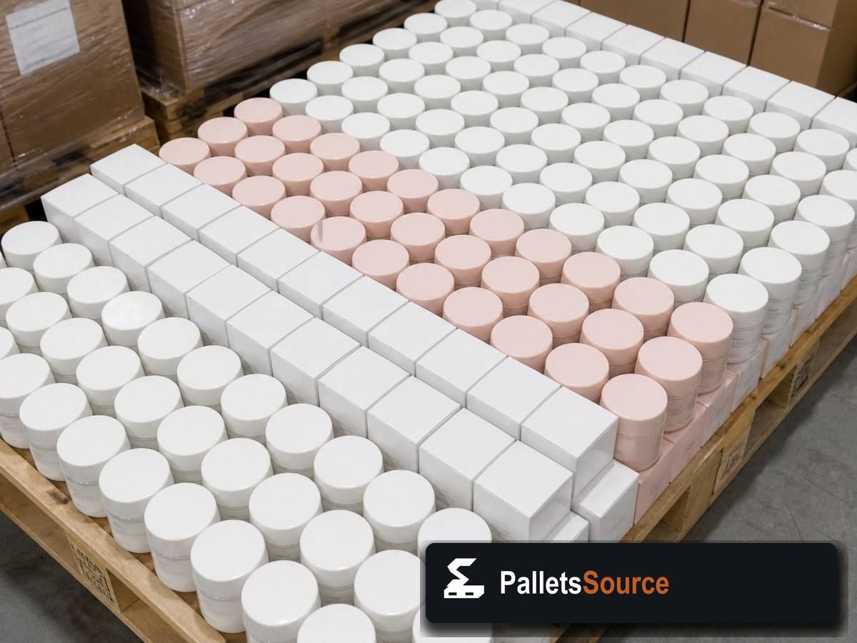 Skincare Pallets — Contents / packed goods detail