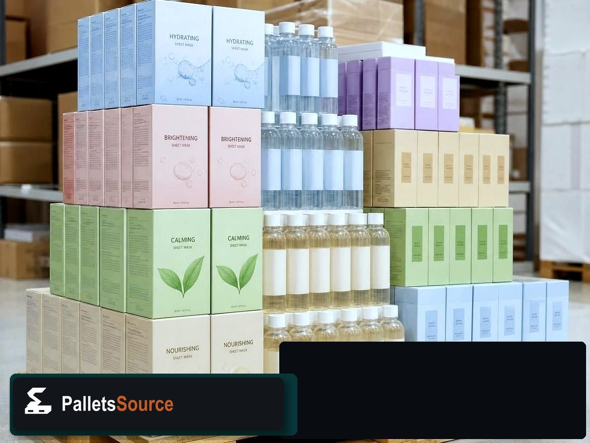 Skincare Pallets — Freight-ready pallet packing