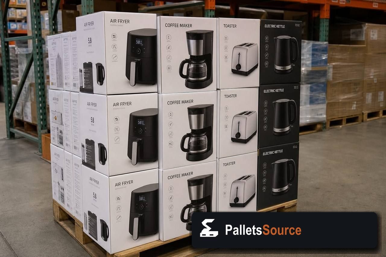 Small Appliance Pallets — Full pallet view