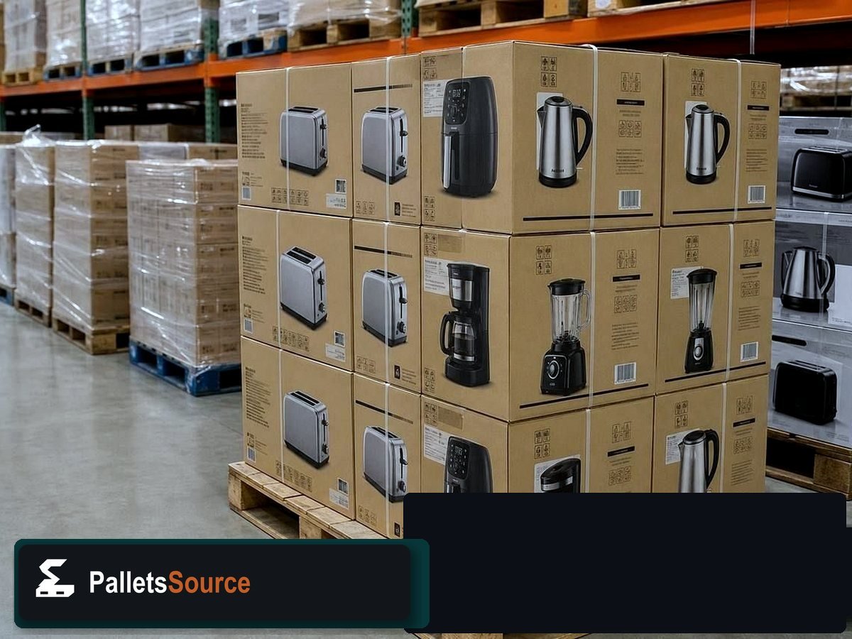 Small Appliance Pallets — Freight-ready pallet packing