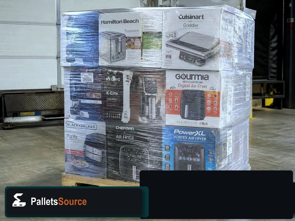 Small Appliance Pallets — Staging before your order ships