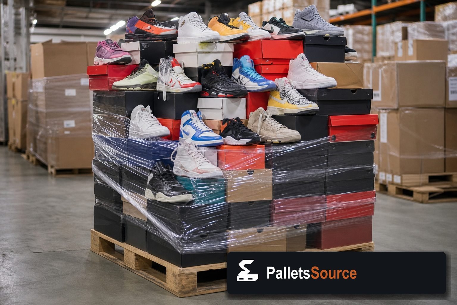 Sneaker Pallets — Second pallet angle