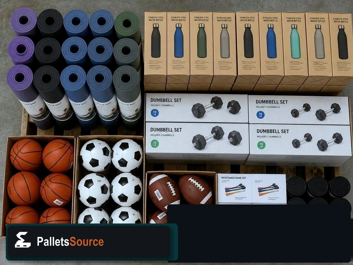 Sporting Goods Pallets — Assorted units you can review before buy