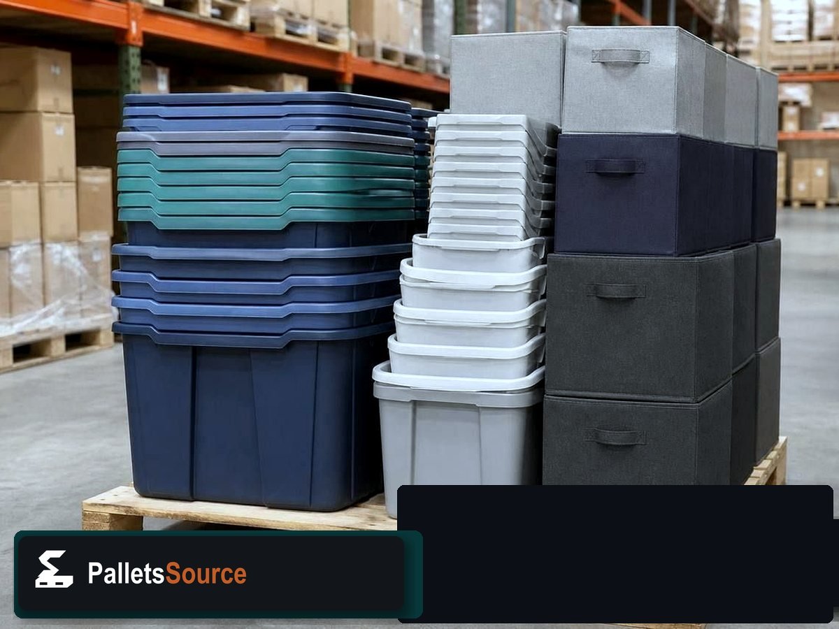 Storage & Organization Pallets — Freight-ready pallet packing