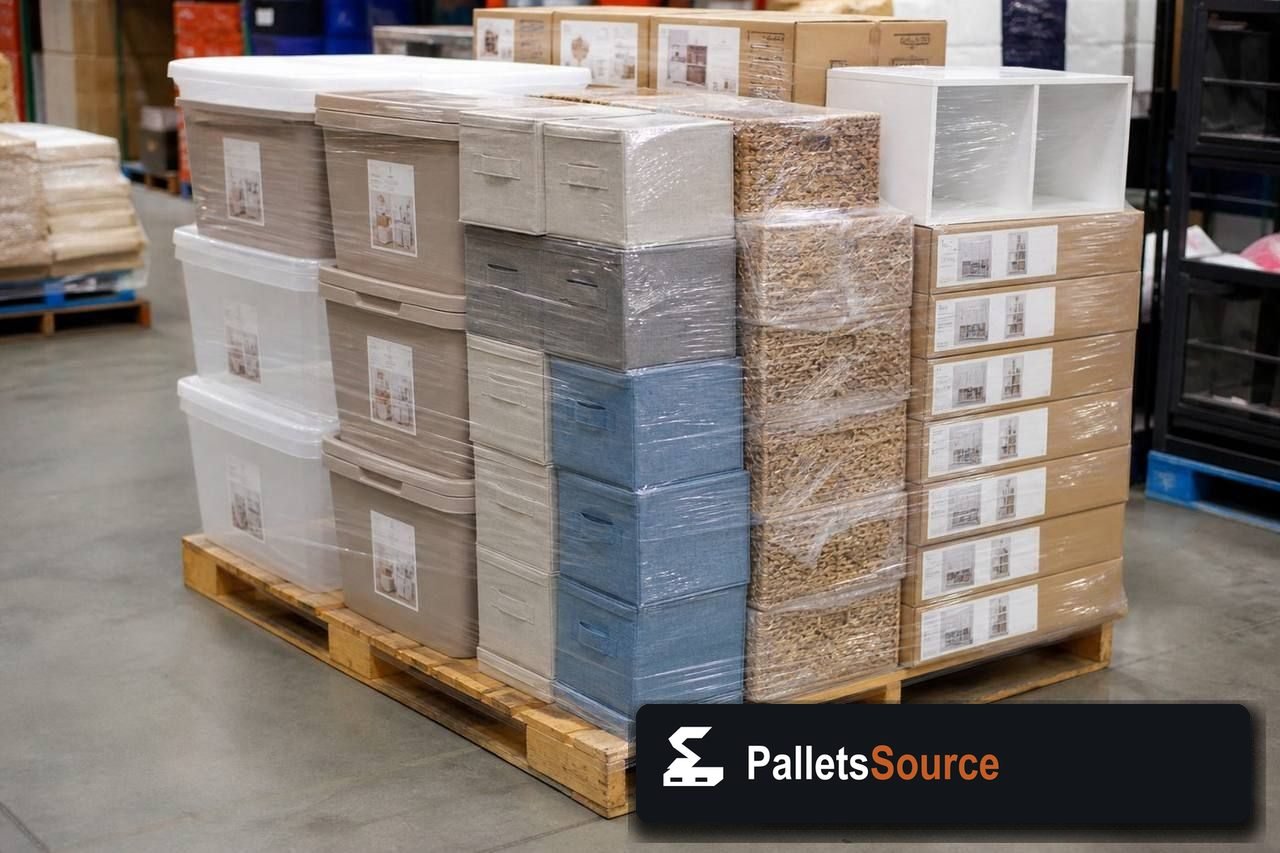 Storage & Organization Pallets — Full pallet view