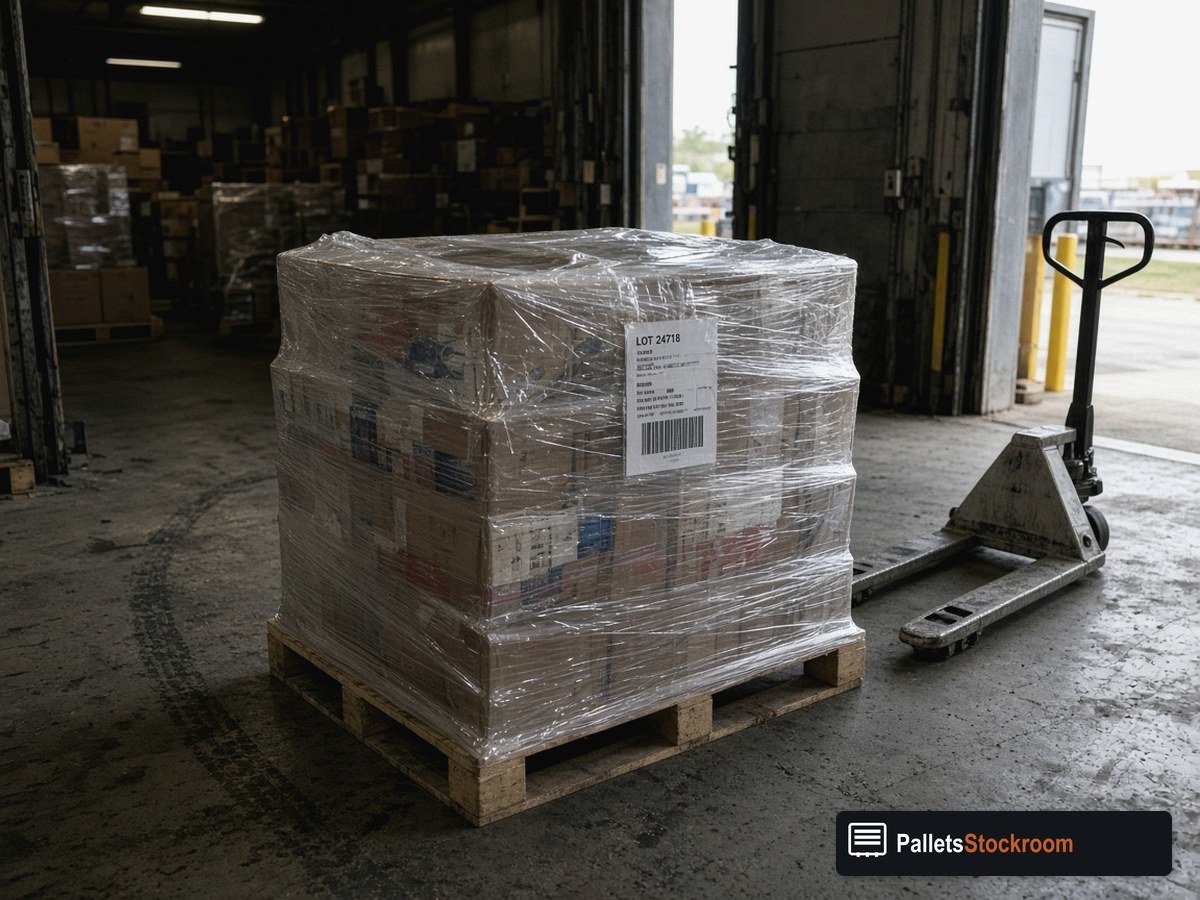 Target General Merchandise Pallets — Staging before your order ships