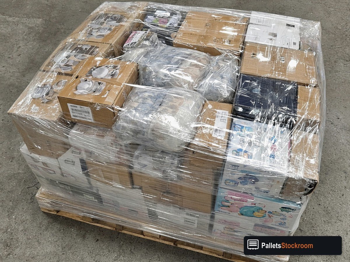 Target General Merchandise Pallets — Lot ticket and wrap quality