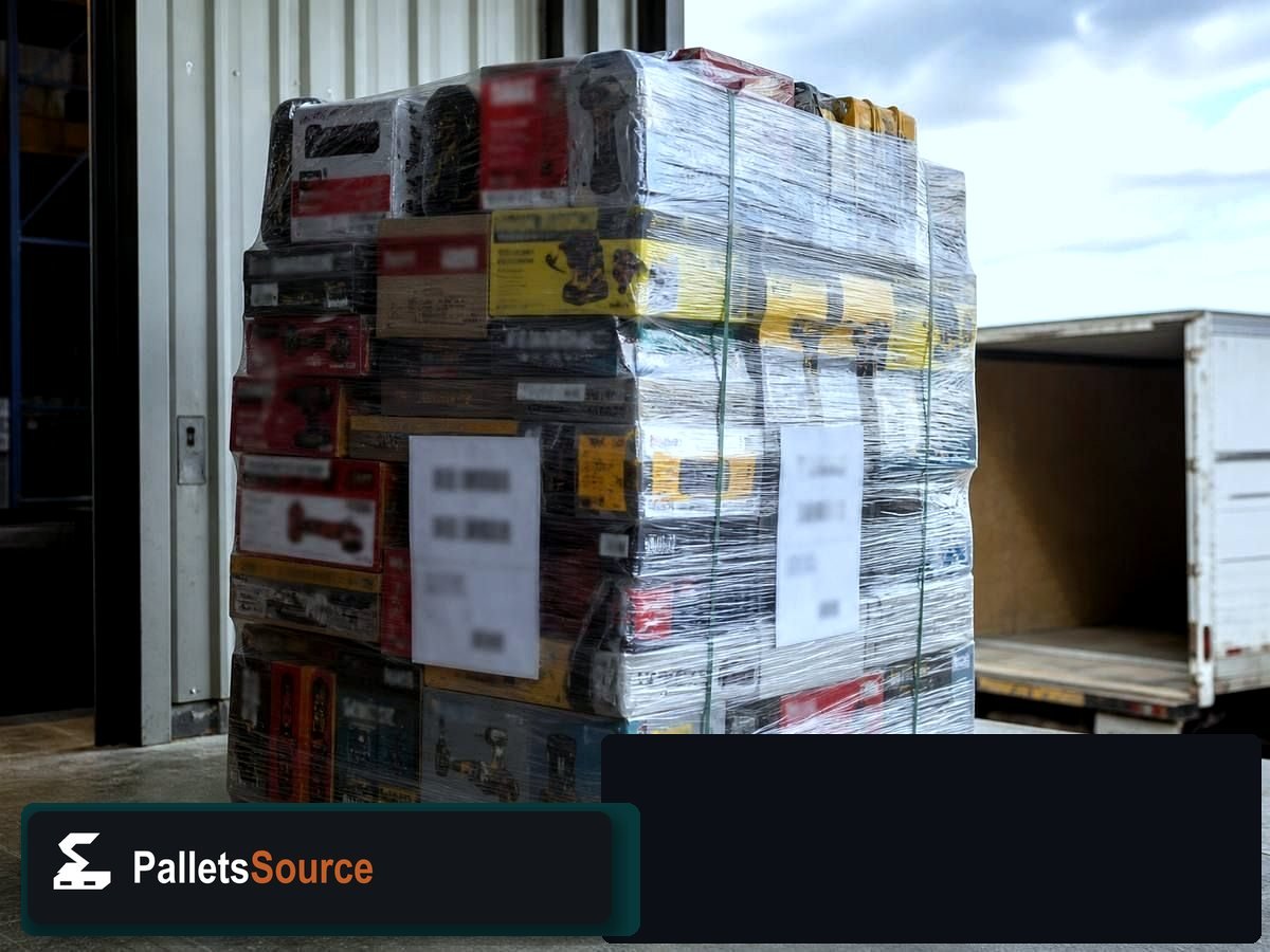 Tool Liquidation Pallets — Staging before your order ships