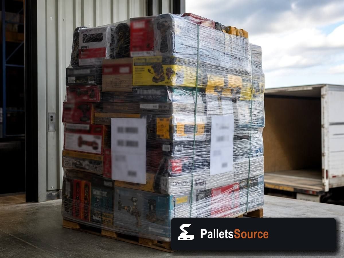 Tool Liquidation Pallets — Warehouse / shipping context