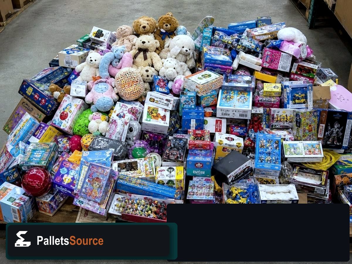 Toy Liquidation Pallets — Assorted units you can review before buy