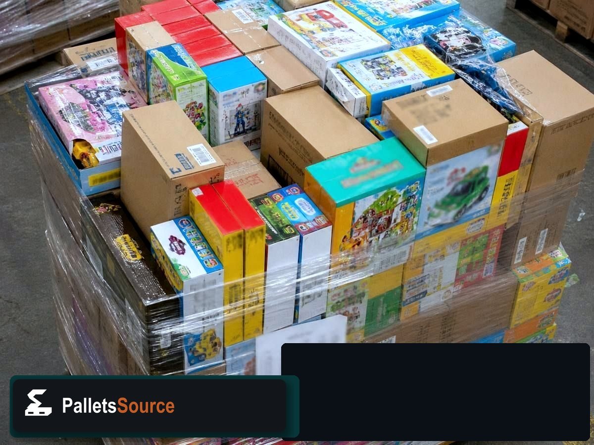 Toy Liquidation Pallets — Staging before your order ships