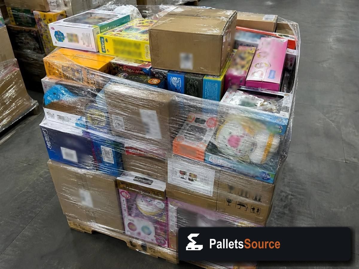 Toy Liquidation Pallets — Second pallet angle