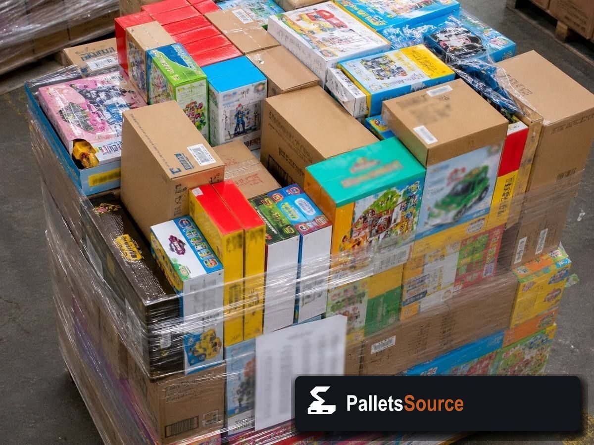 Toy Liquidation Pallets — Warehouse / shipping context