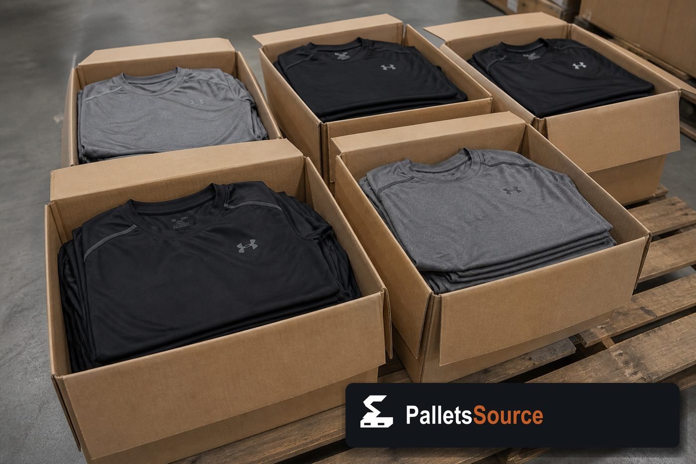 Under Armour Pallets — Second pallet angle
