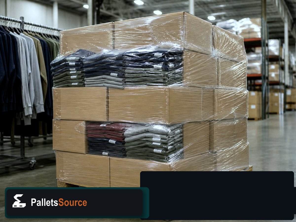 Wholesale Clothing Pallets — Staging before your order ships