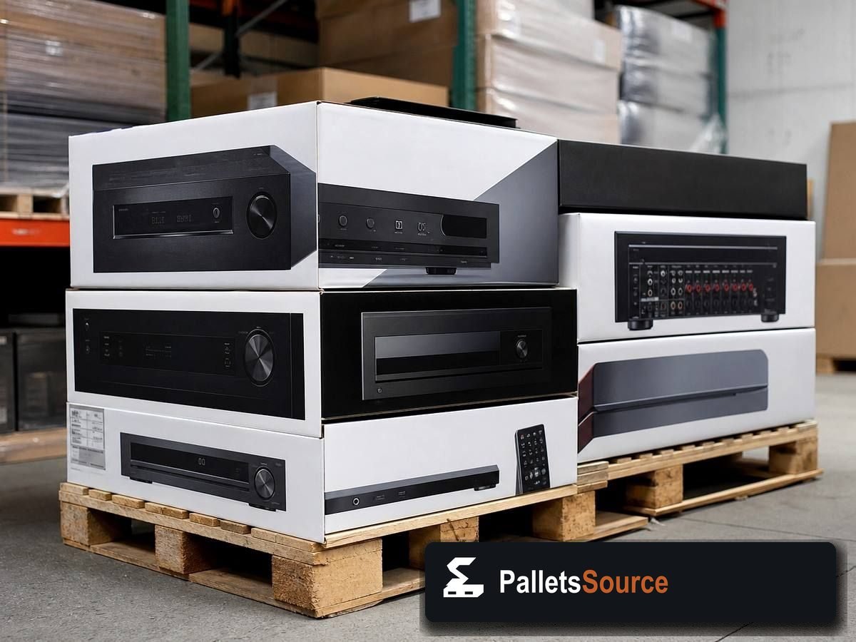 Wholesale Electronics Pallets — Warehouse / shipping context