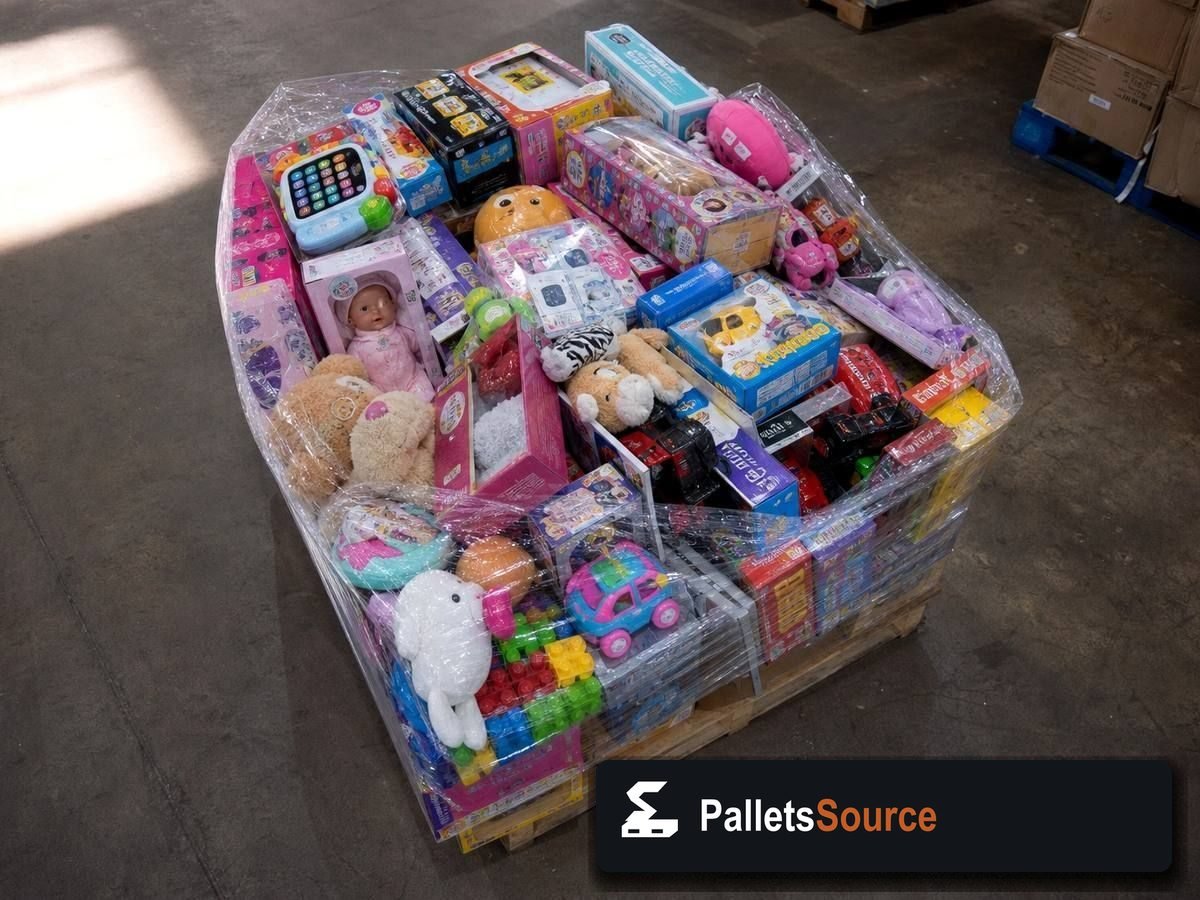 Wholesale Toy Pallets — Second pallet angle